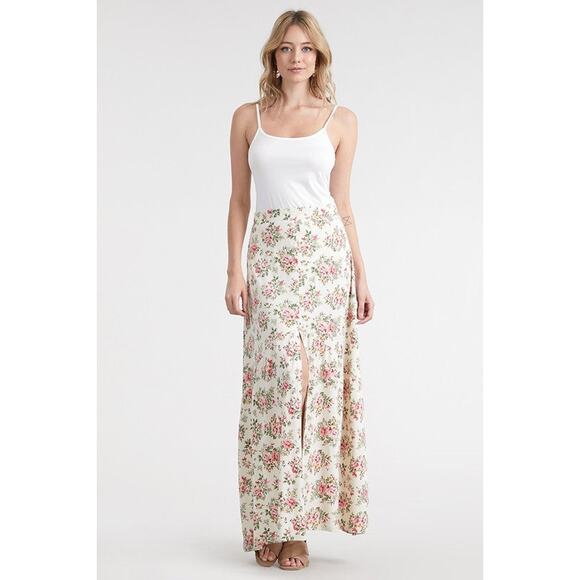 Floral Delight Maxi Skirt - Picture 1 of 2